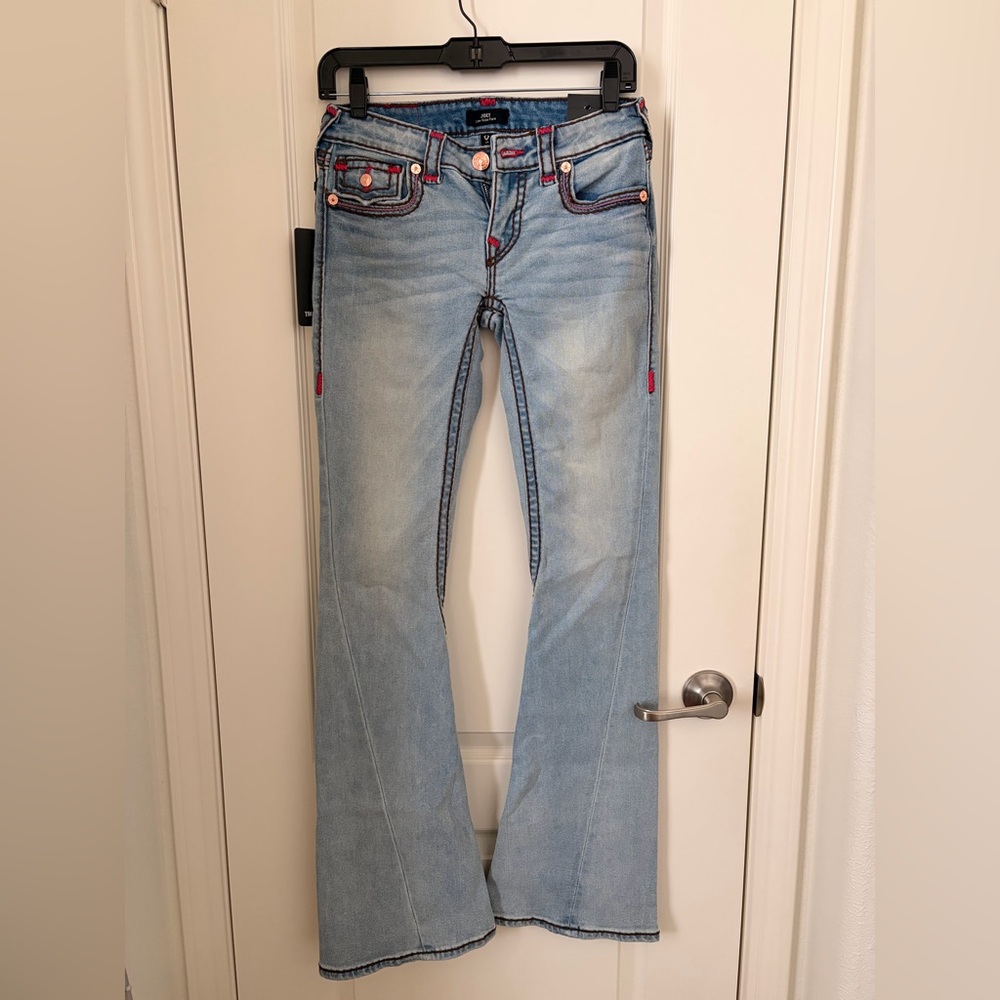 True Religion Light Blue Flare Jeans